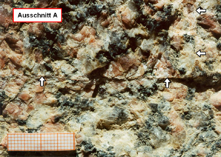 Pyramiden von Gizeh - Nahaufnahme Granitblöcke Taltempel des Chefren