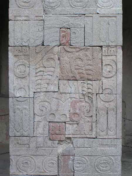 Tempel Mexiko Stadt der G�tter Relief